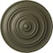 Ekena Millwork Classic Ceiling Medallion (Fits Canopies up to 4 1/8"), 13 1/4"OD x 1/2"P, Painted Turtle CM13CLPTF - alternate 1
